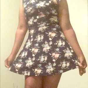 Cute floral shirt spring dress